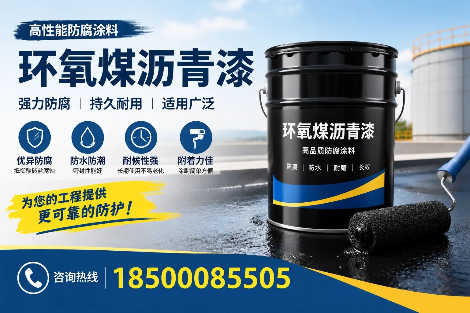 环氧煤沥青漆的施工步骤详解,汕尾装修必备知识